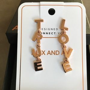 Alex and Ani True Love Statement Earrings